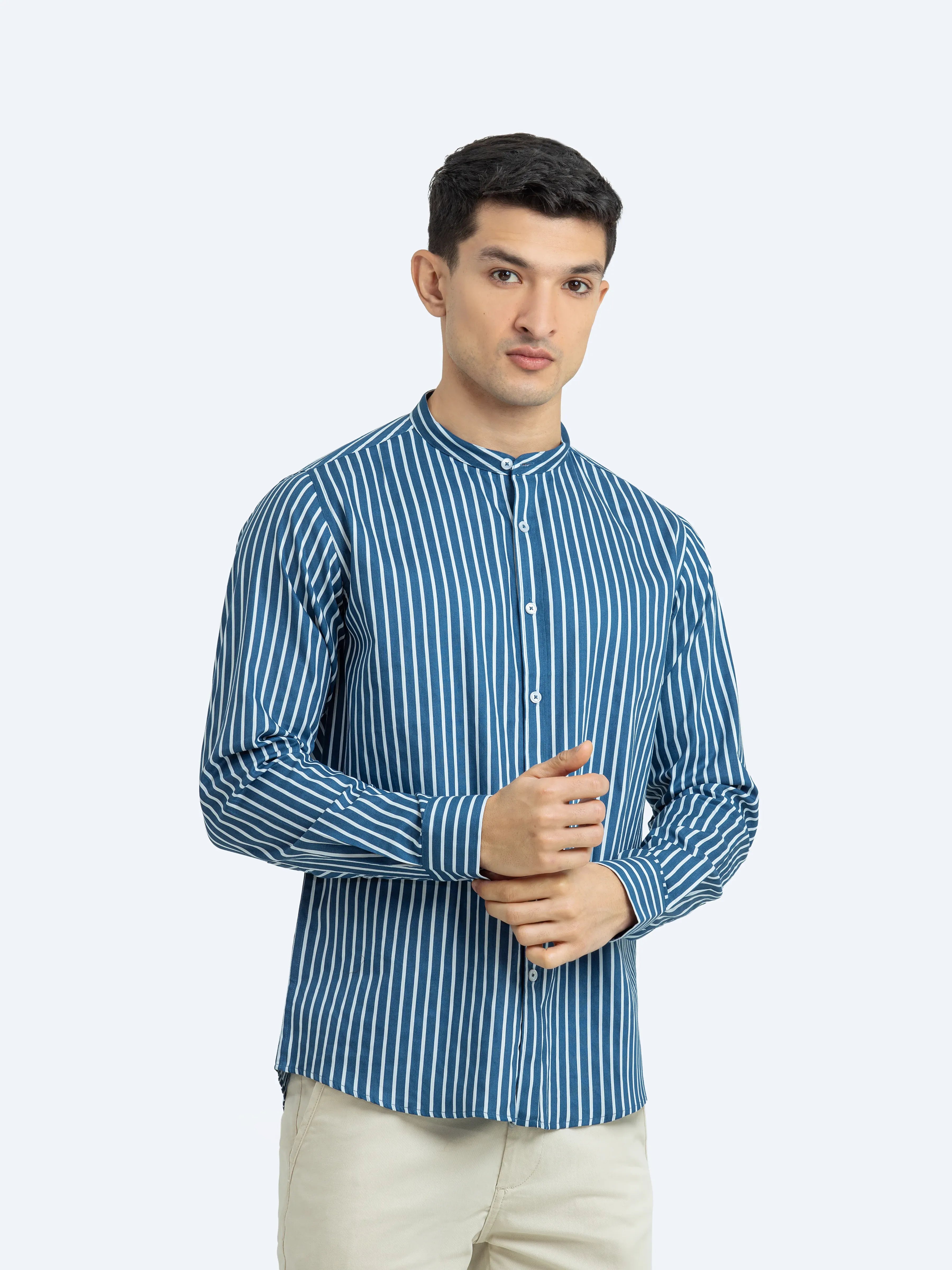 Regular Fit Stripe Shirt - FMTS24-32156