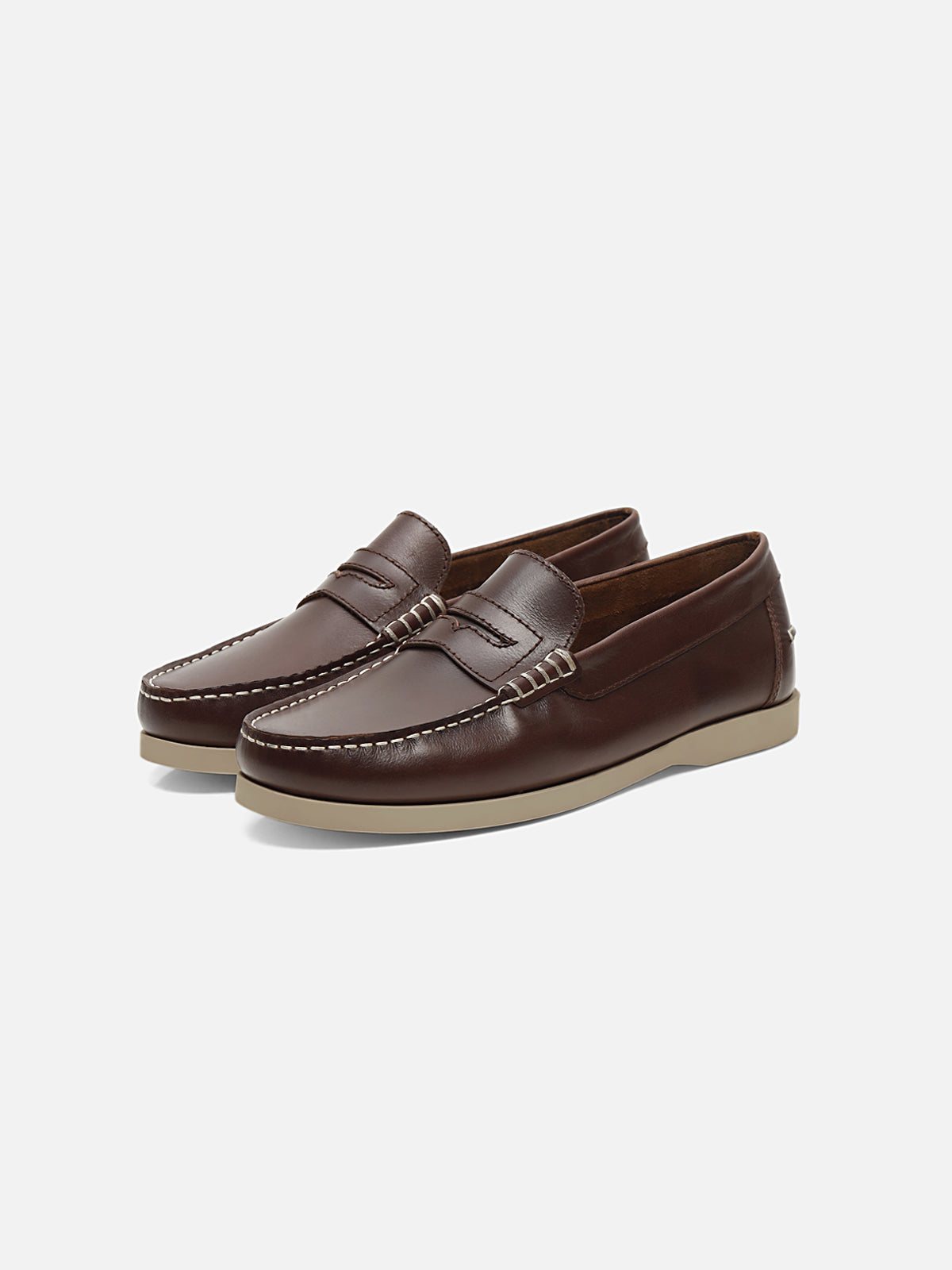 Leather Penny Loafers - FAMS24-038