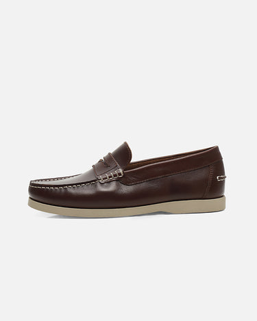 Leather Penny Loafers - FAMS24-038