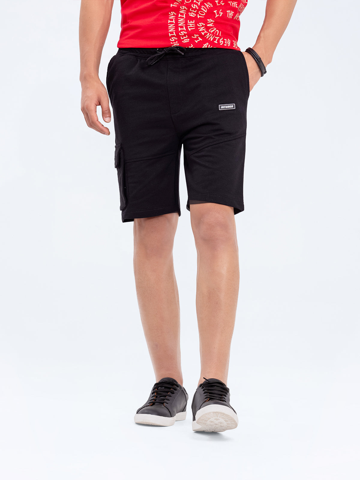 Regular Fit French Terry Shorts - FMBSK24-005