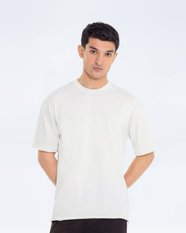Relaxed Fit Crew Neck Basic Tee - FMTBL24-009