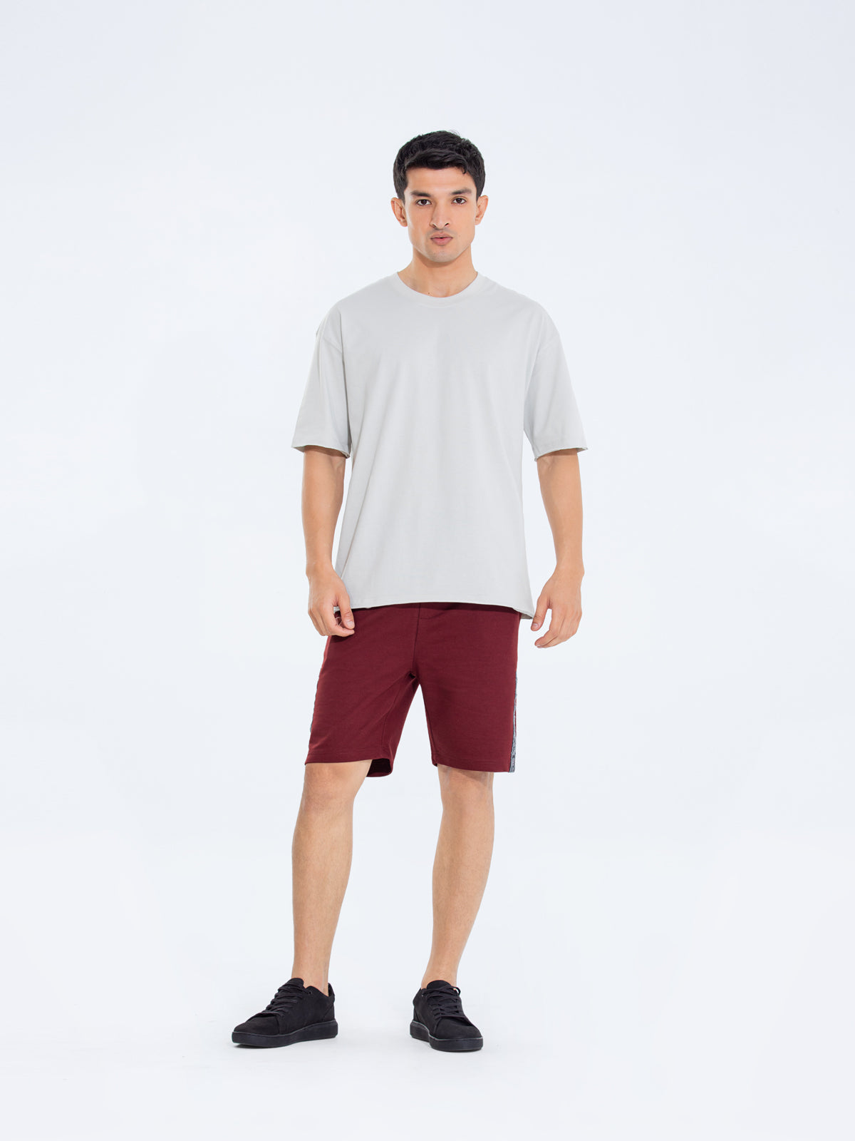 Relaxed Fit Crew Neck Basic Tee - FMTBL24-011