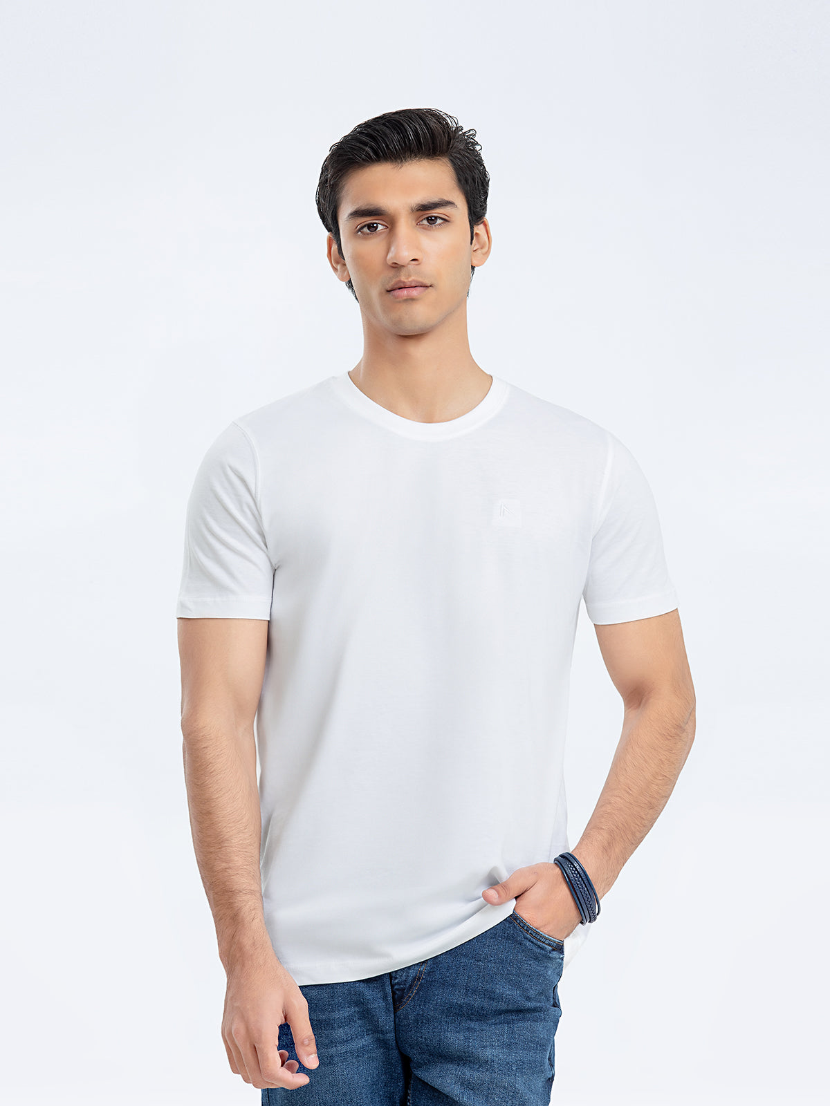 Buy Basic Tees - Men's Solid T-Shirts Collection: Online | FUROR ...