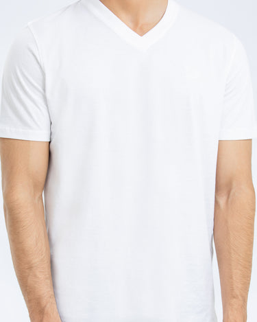 Regular Fit V- Neck Basic Tee - FMTBT24-011