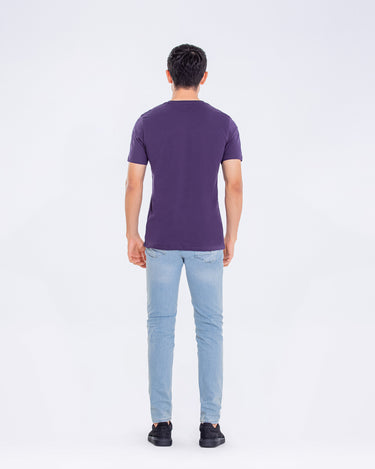 Regular Fit V-Neck Basic Tee - FMTBT24-015