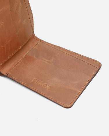 Dark Brown Leather Wallet - FAMW23-034