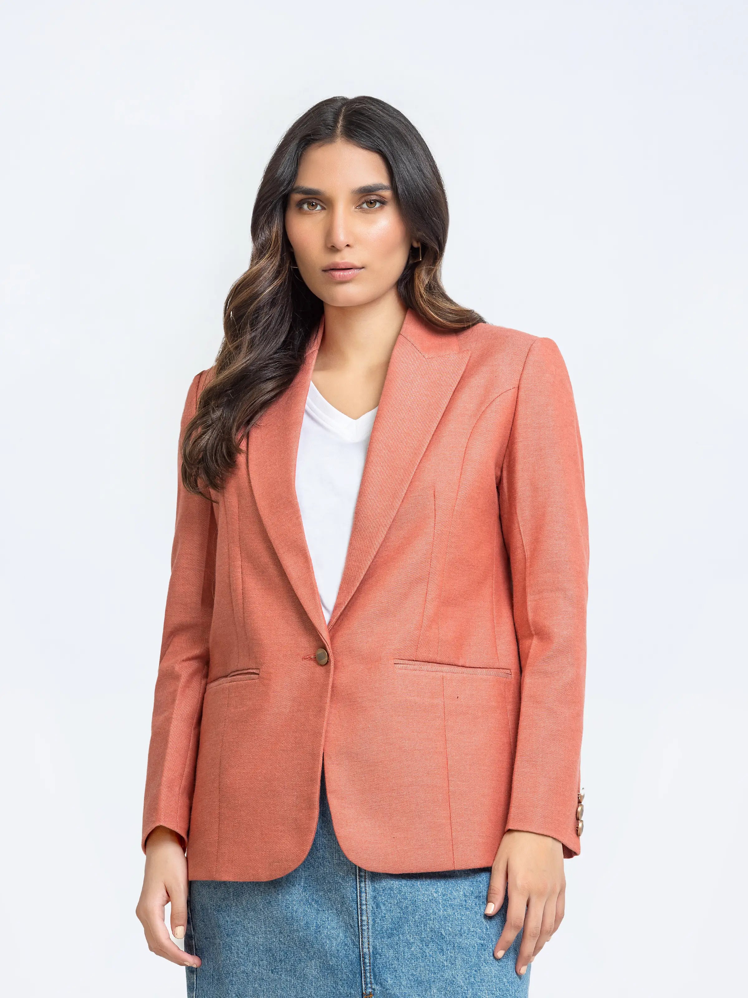 Peak Collar Blazer - FWTB23-006