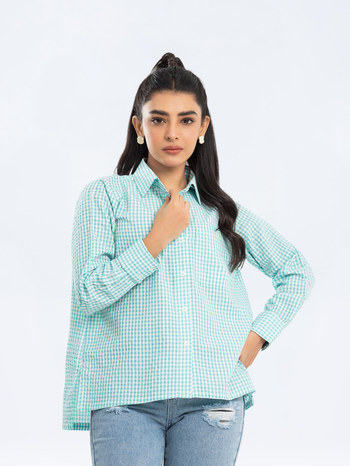 Women Shirts Online Pakistan | Button Down Shirt Women – FUROR
