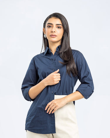 Embroidered Button Up Shirt - FWTS23-134