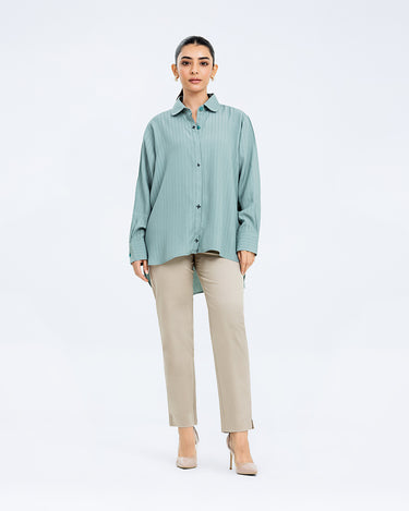 Over Sized Button Down Shirt - FWTS24-015