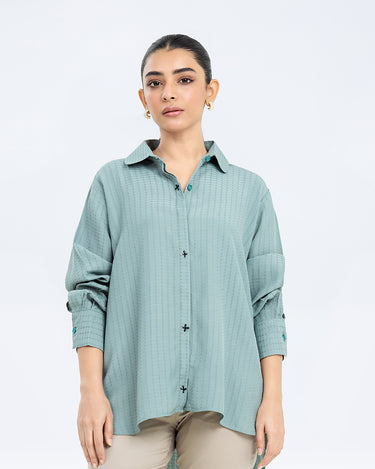 Over Sized Button Down Shirt - FWTS24-015