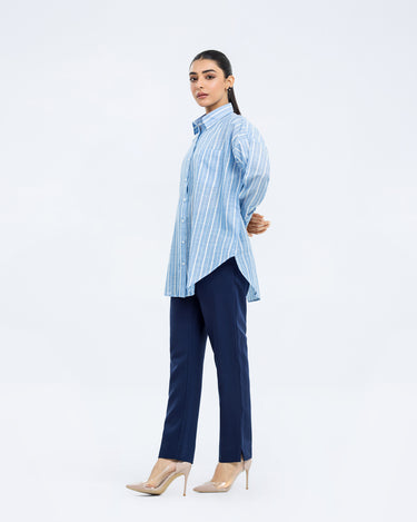 Relaxed Fit Button Up Shirt - FWTS24-042