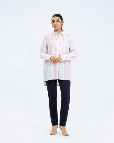 Relaxed Fit Button Up Shirt - FWTS24-044