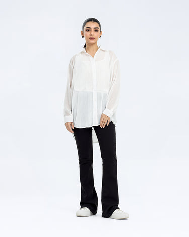 Relaxed Fit Button Down Shirt - FWTS24-045