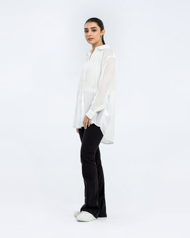 Relaxed Fit Button Down Shirt - FWTS24-045