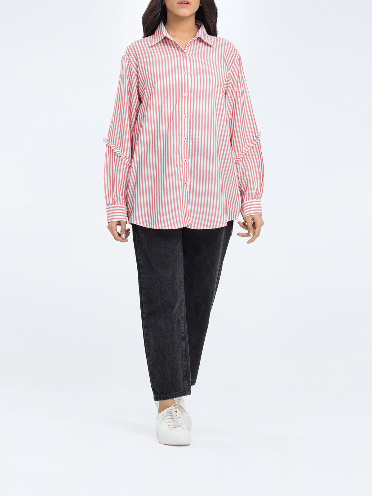 Relaxed Fit Yarn Dyed Shirt - FWTS24-047