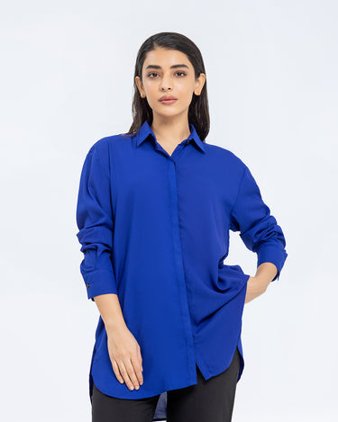 Relaxed Fit Button Down Shirt - FWTS24-070