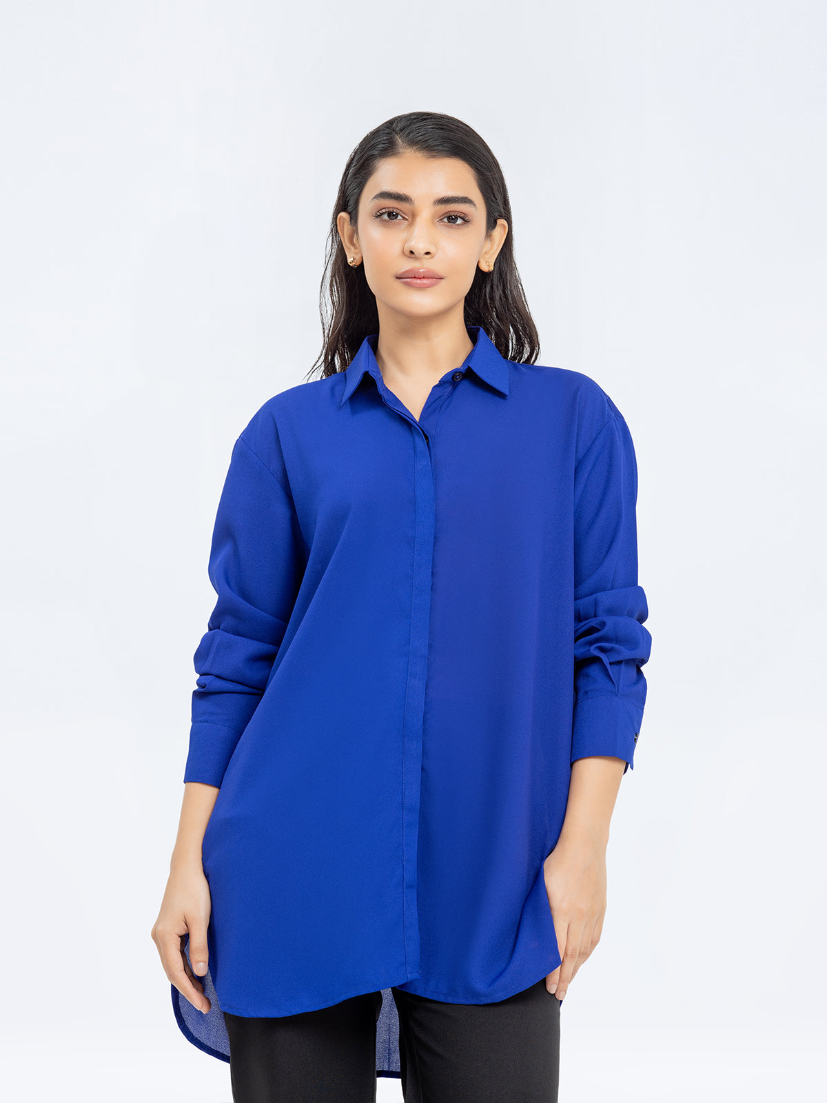 Relaxed Fit Button Down Shirt - FWTS24-070