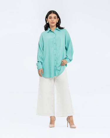 Relaxed Fit Button Up Shirt - FWTS24-075