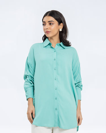 Relaxed Fit Button Up Shirt - FWTS24-075