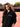 Black Relaxed Fit Tracksuit - FWTCSK24-007