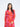 Collared Printed Dress With Belt - FWTD24-001