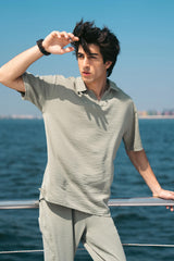 Johnny Collar Co-Ord Set Polo - FMTCS6-042