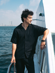 Crochet Co-ord Set Shirt - FMTCS6-104