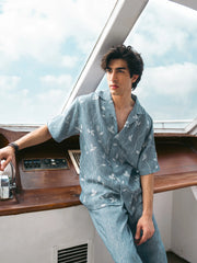 Textured Co-ord Set Shirt - FMTCS6-115