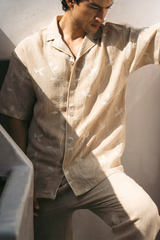 Textured Co-ord Set Shirt - FMTCS6-114