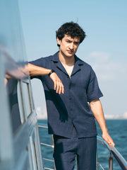 Textured Resort Shirt - FMTCS6-036