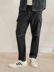 Contrast Stitch Co-ord Set Trousers - FMBCS5-005