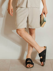 Textured Co-ord Set Shorts - FMBCS5-009