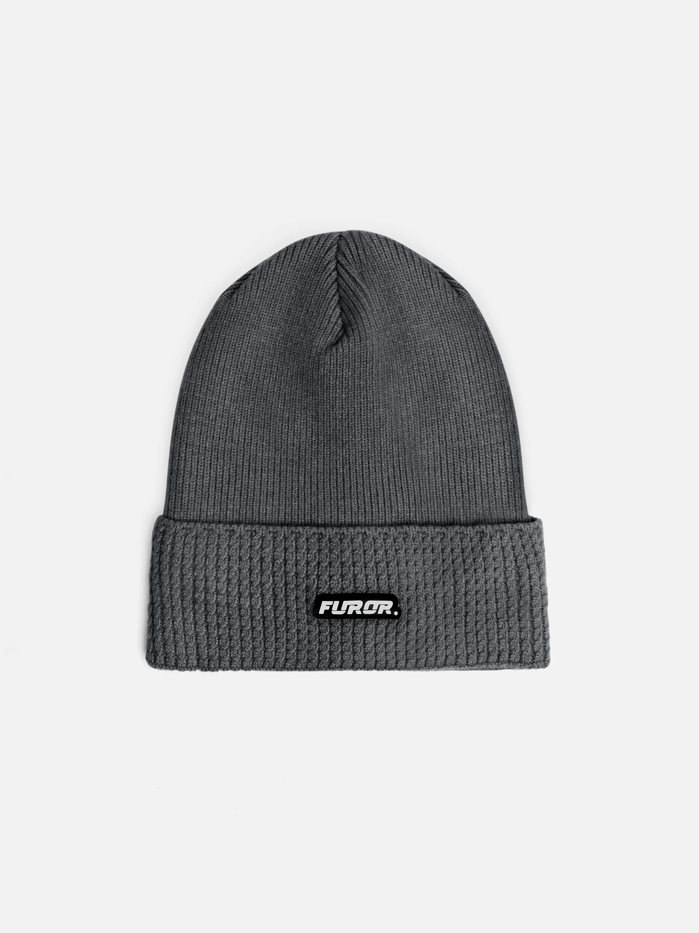 Grey Knitted Beanie - FABC5-020