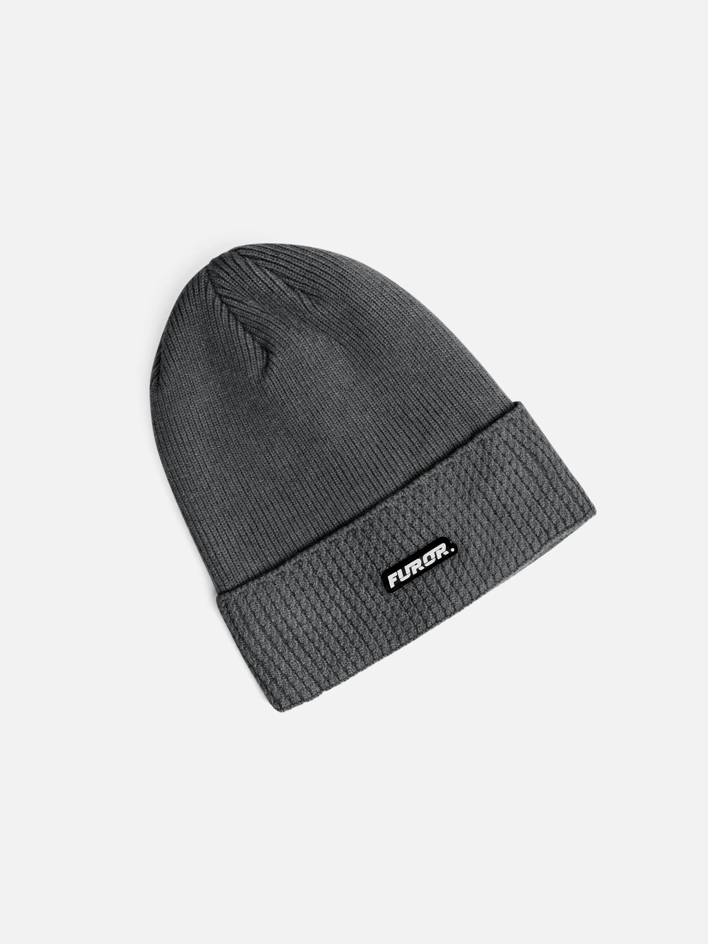 Grey Knitted Beanie - FABC5-020