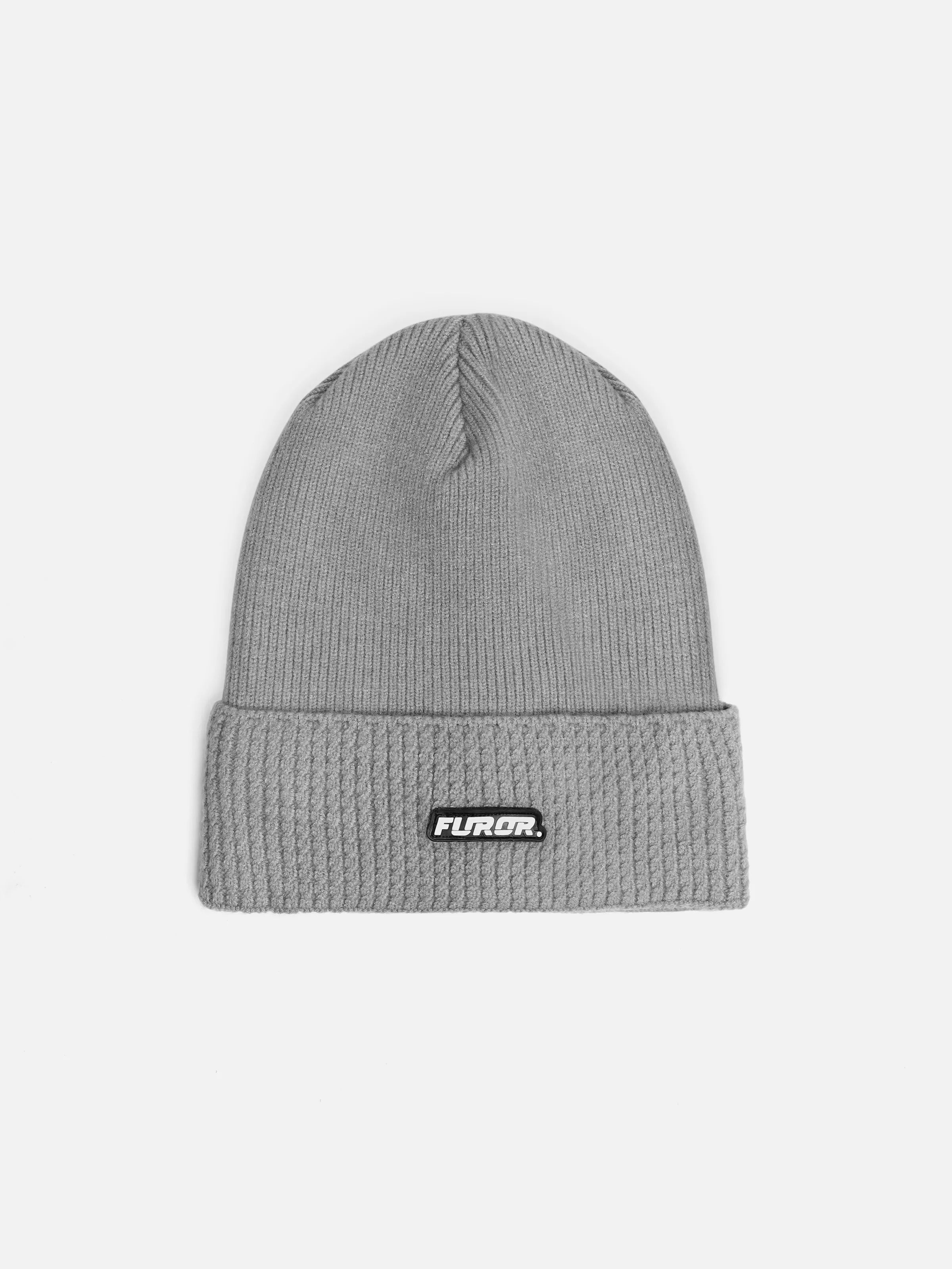Grey Knitted Beanie - FABC5-021