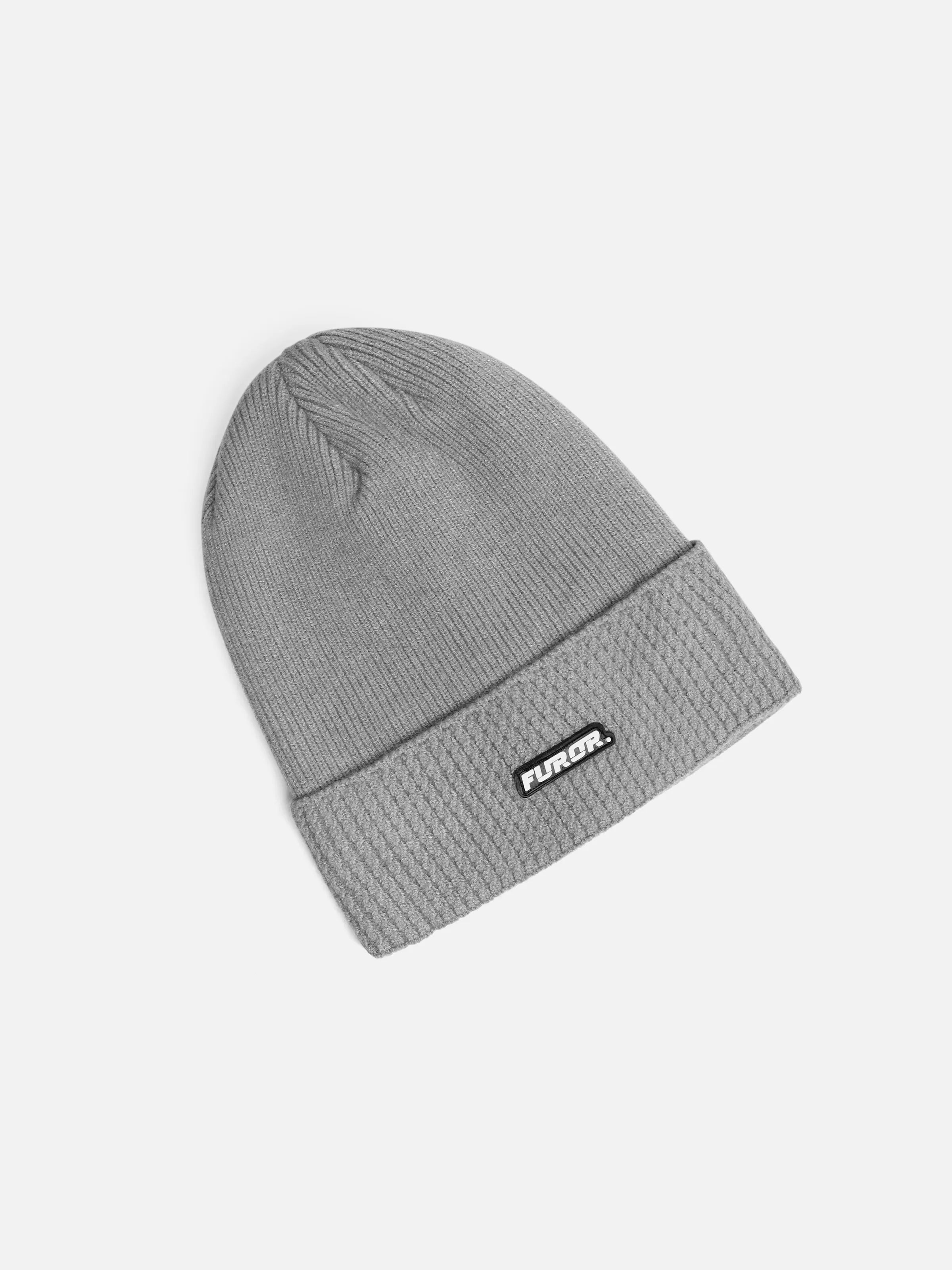Grey Knitted Beanie - FABC5-021