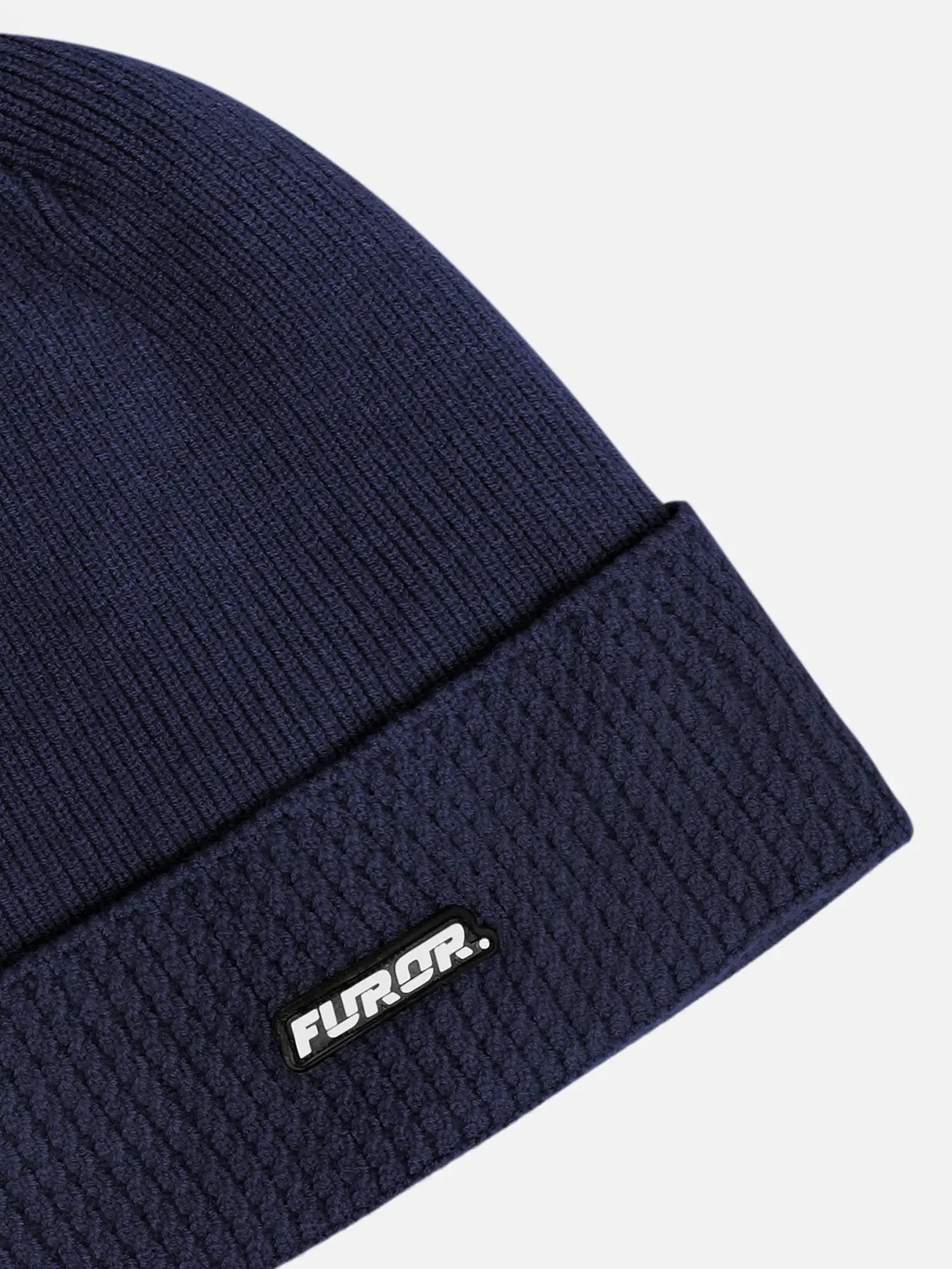 Navy Knitted Beanie - FABC5-023