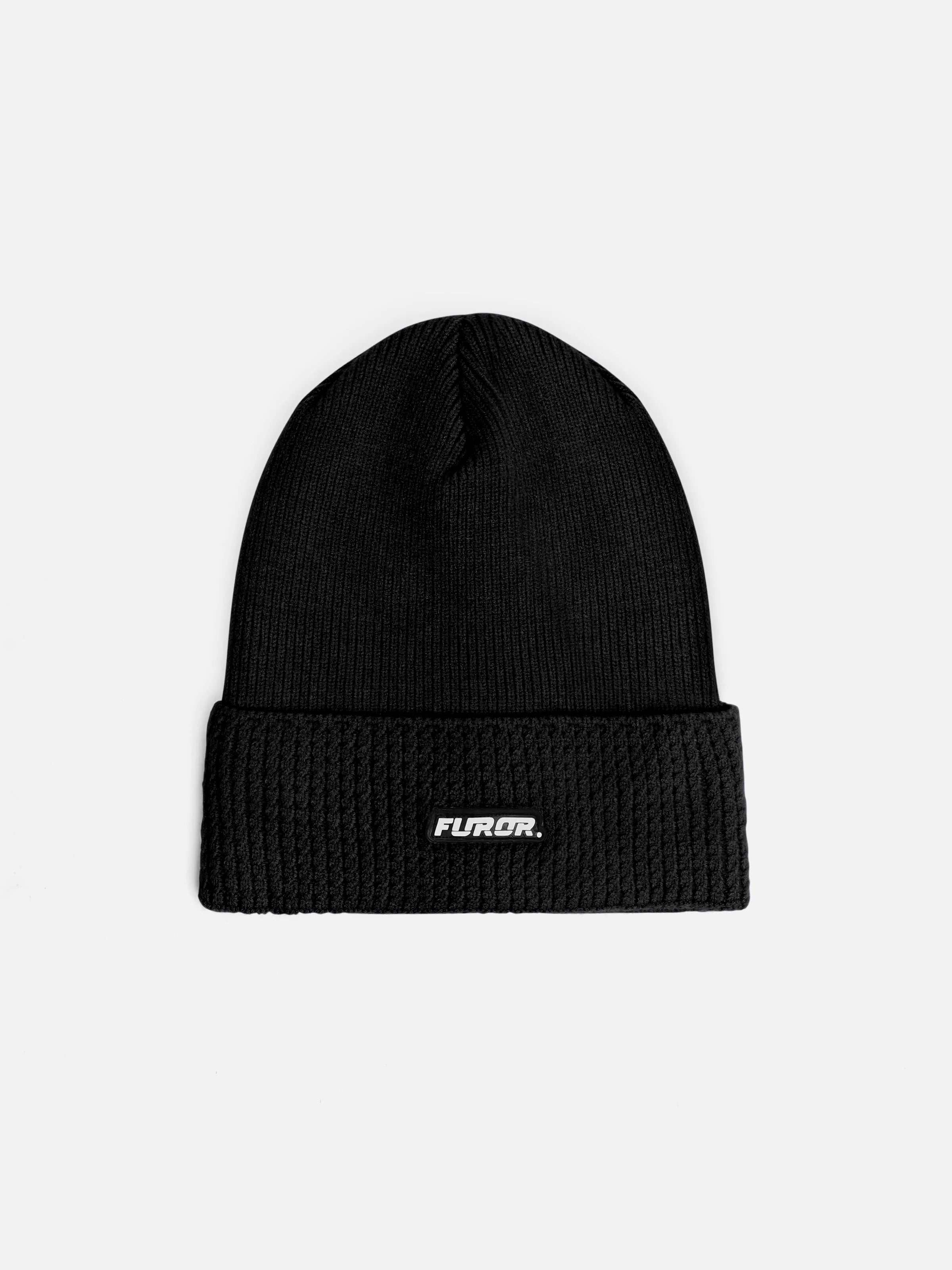 Black Knitted Beanie - FABC5-024