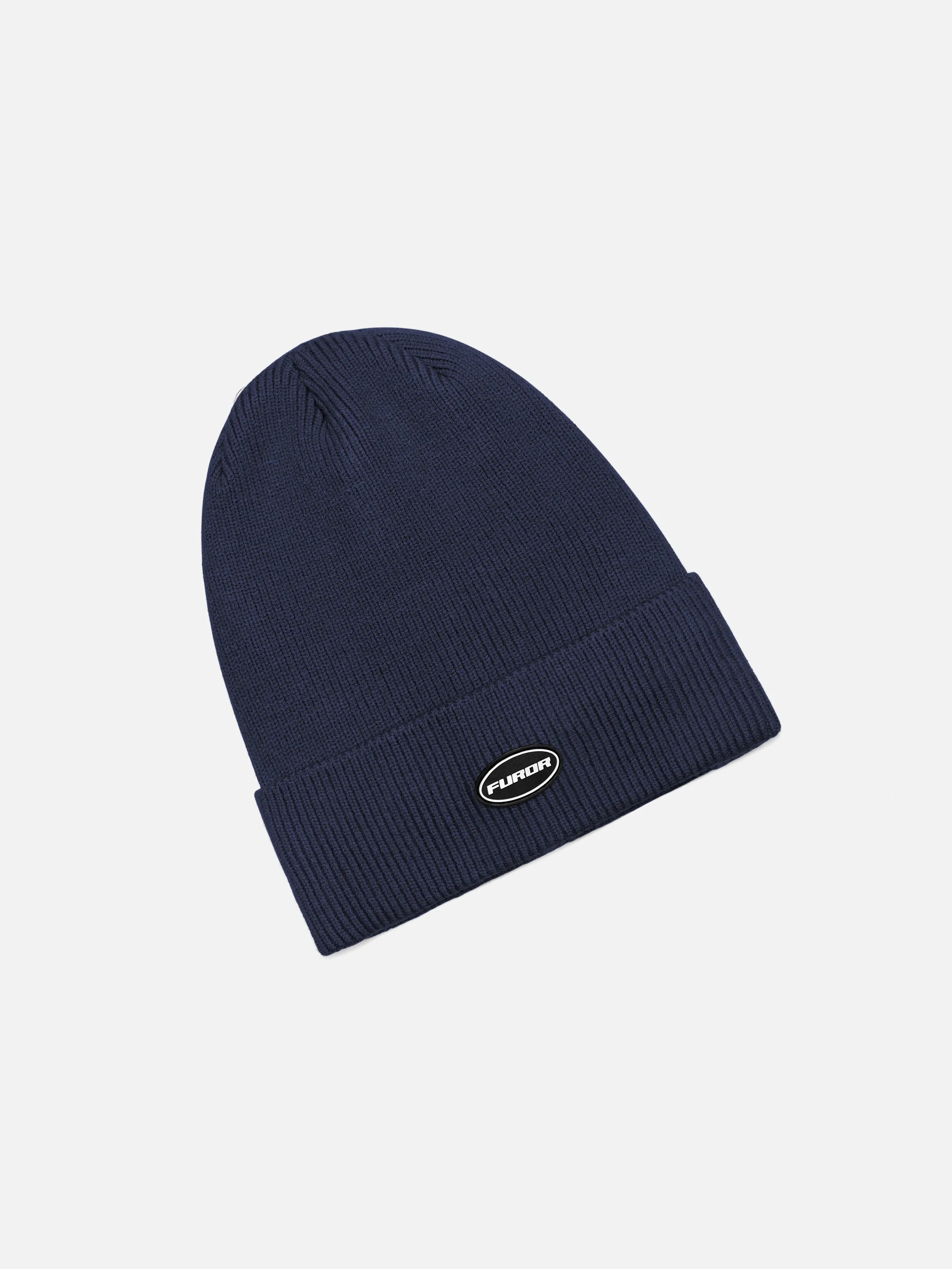 Navy Knitted Beanie - FABC5-033