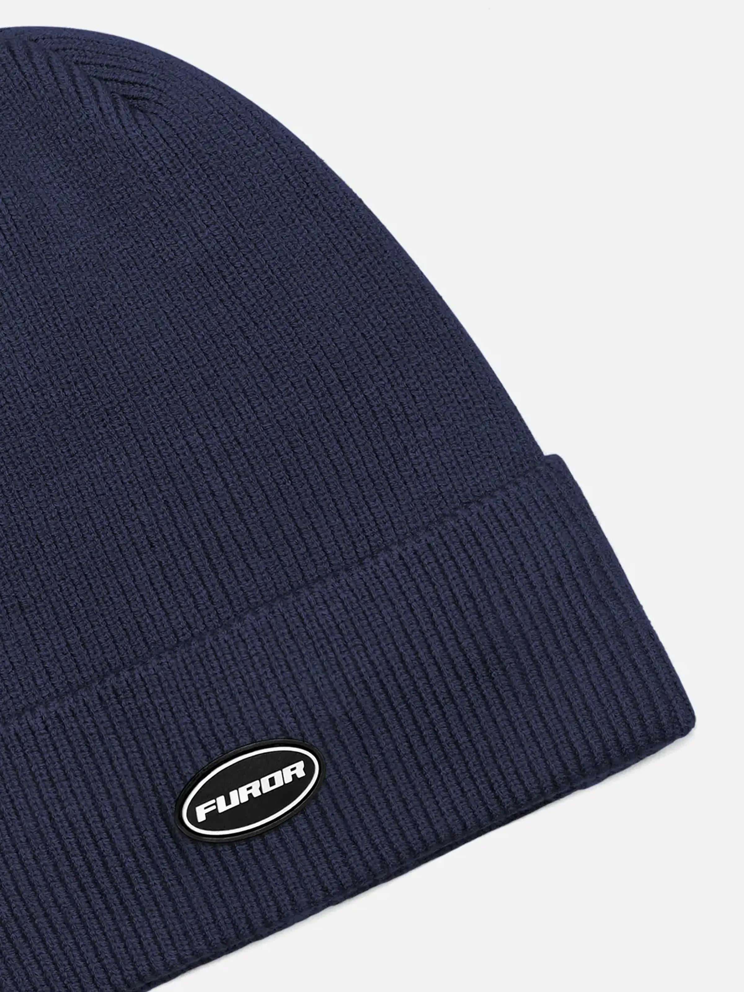 Navy Knitted Beanie - FABC5-033
