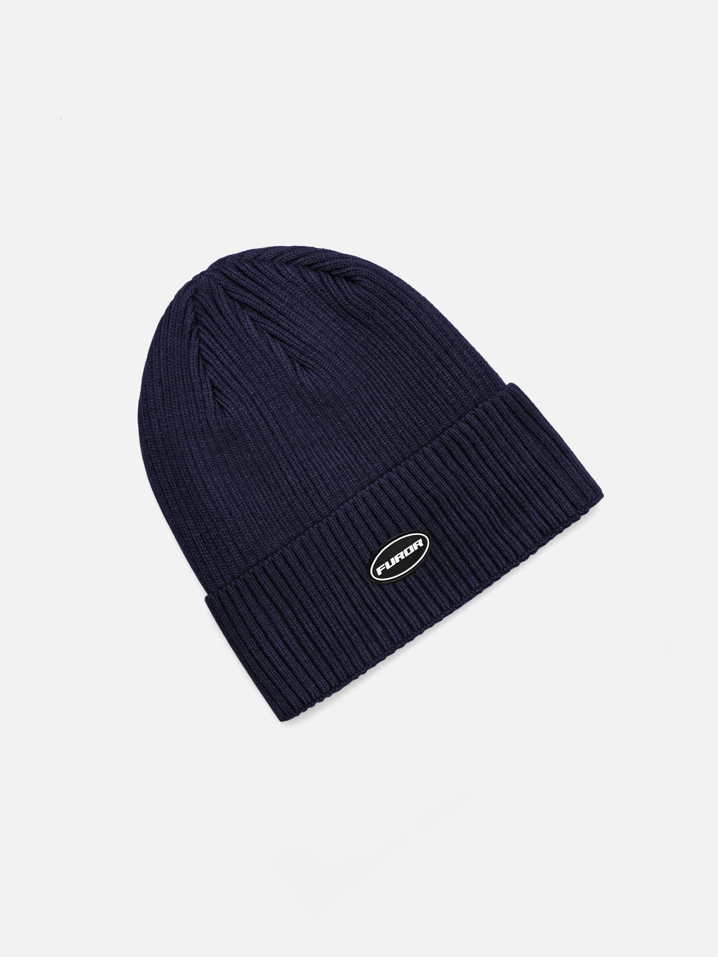 Navy Knitted Beanie - FABC5-038