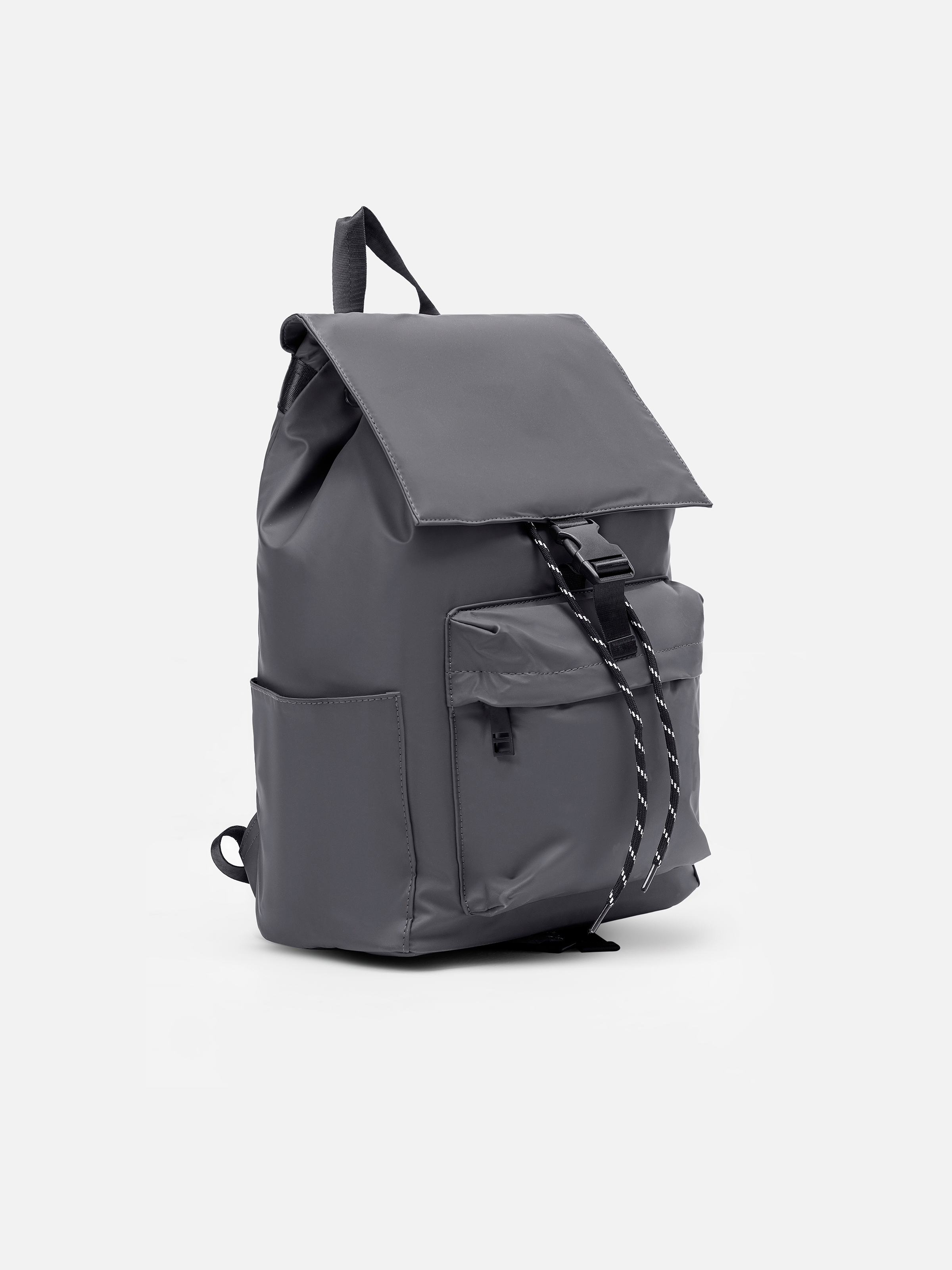 Black Leatherette Camping Backpack - FABG5-020