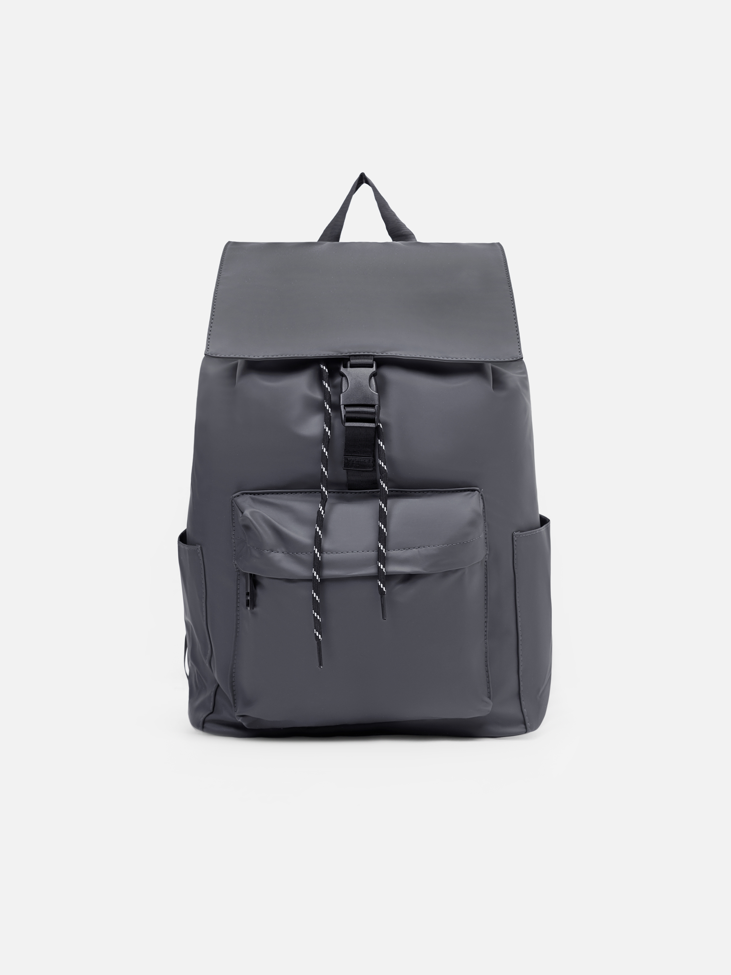 Black Leatherette Camping Backpack - FABG5-020