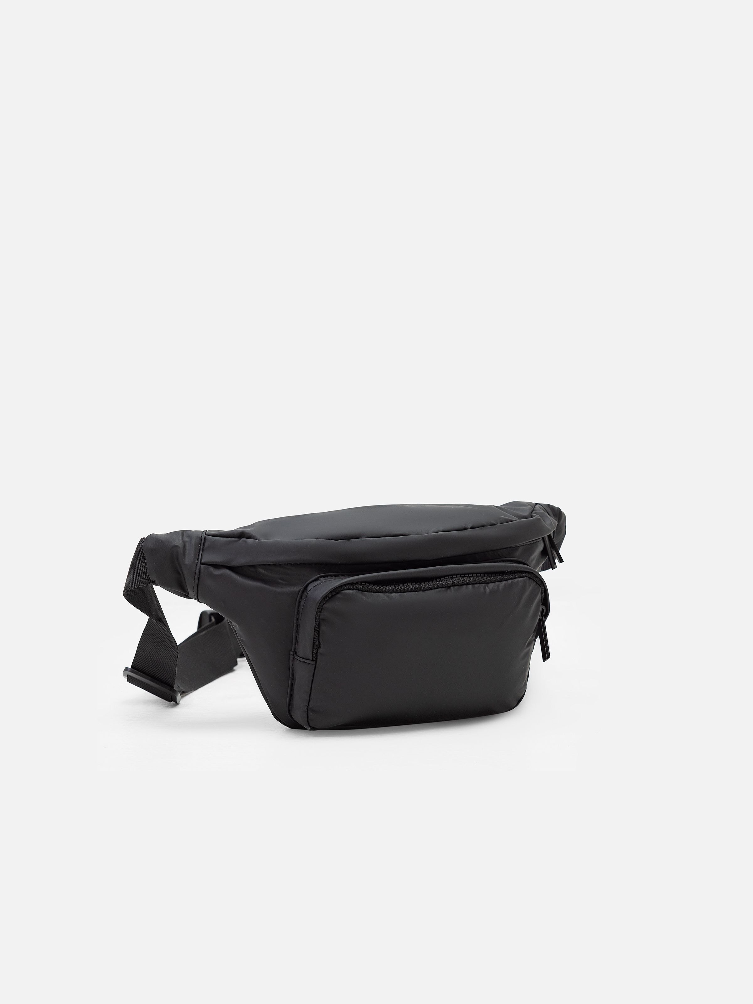 Black Leatherette Fanny Pack - FABG5-023