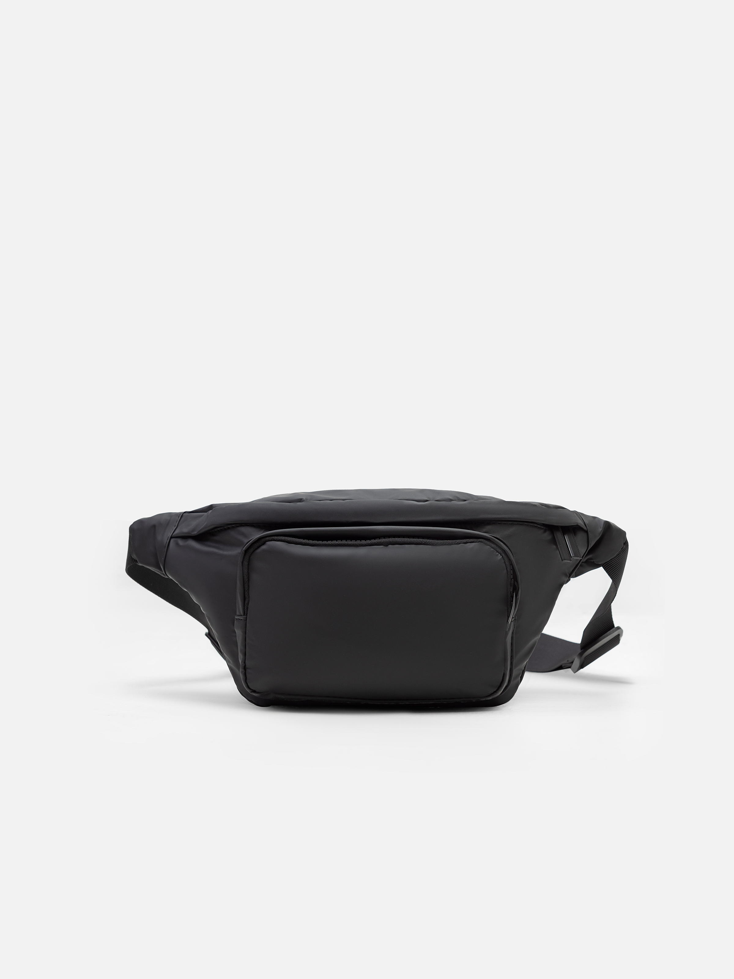 Black Leatherette Fanny Pack - FABG5-023