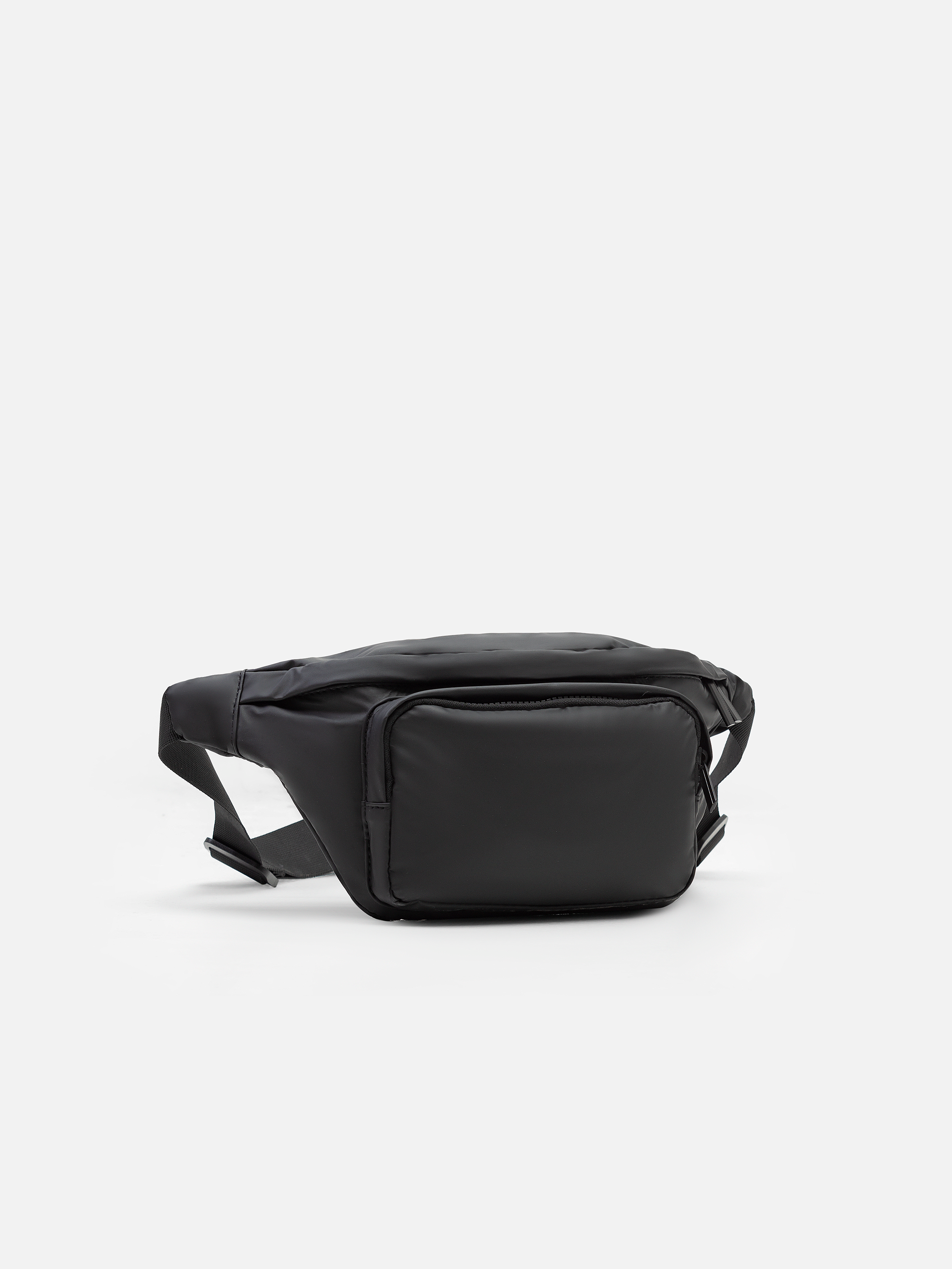Black Leatherette Fanny Pack - FABG5-023
