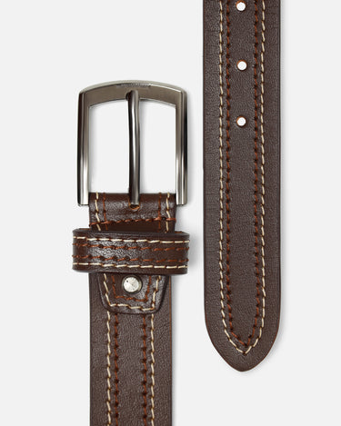 Brown Leather Belt - FALB23-007