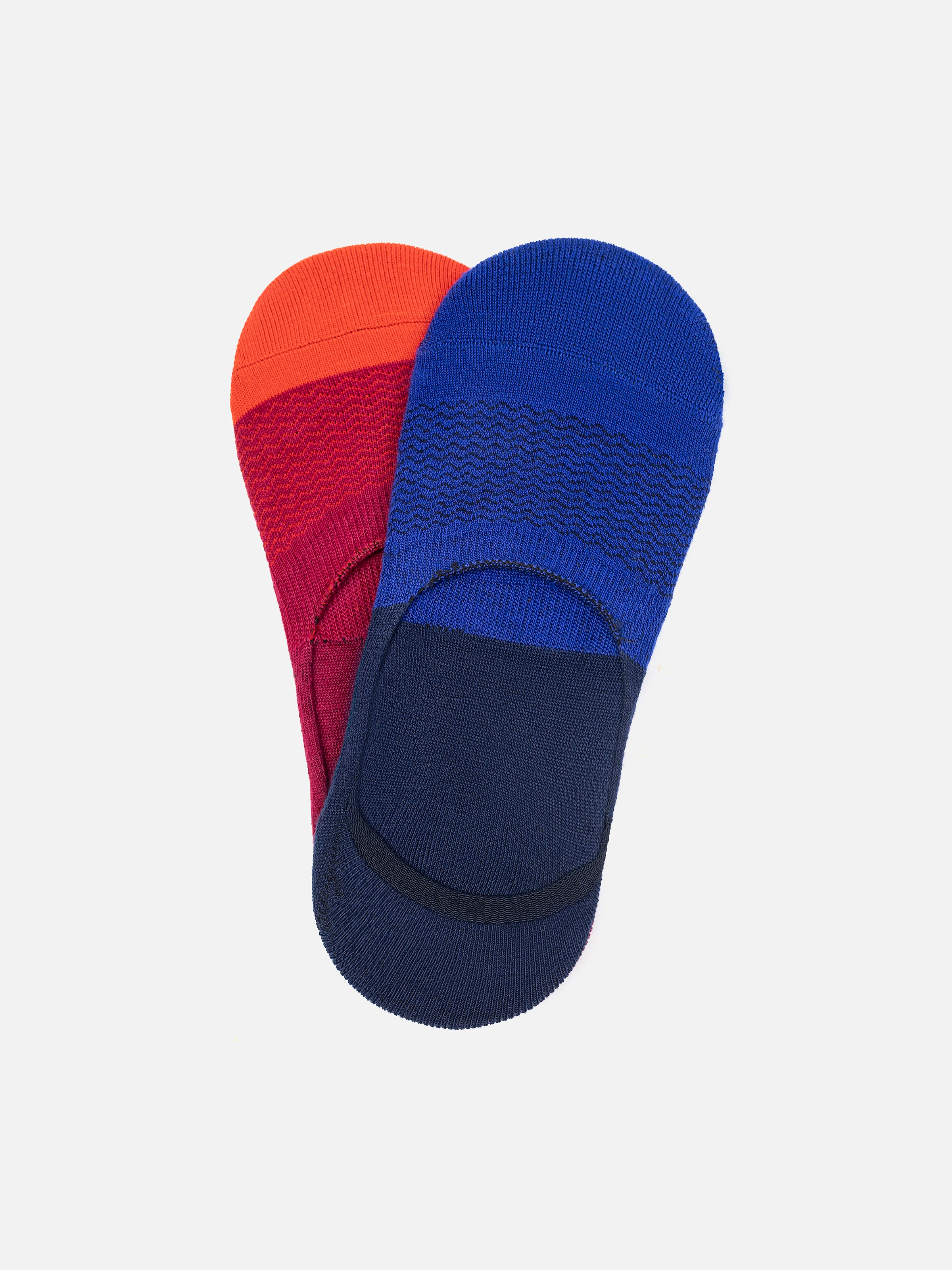 Pack of 2 Multi No-Show Socks - FAMSO5-018