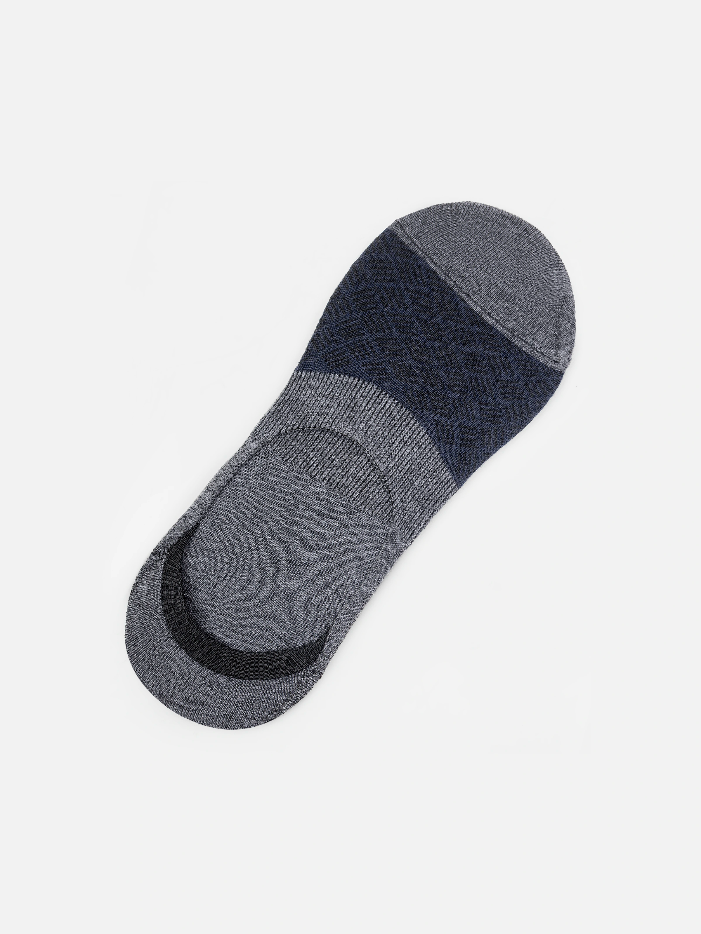 Grey No-Show Socks - FAMSO5-031